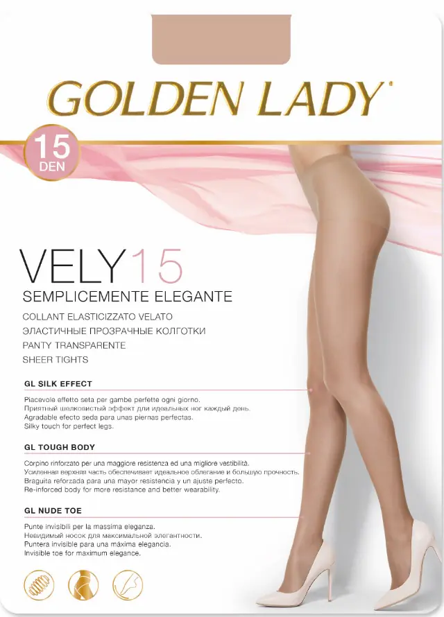 Golden lady vely 15 den, 2/vis Rossmann